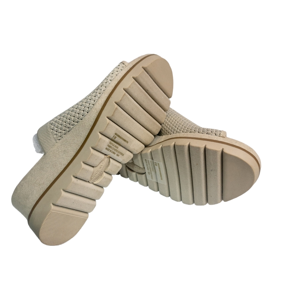 Anne Klein Hannah Slide Mules Beige 6 - Picture 6 of 7